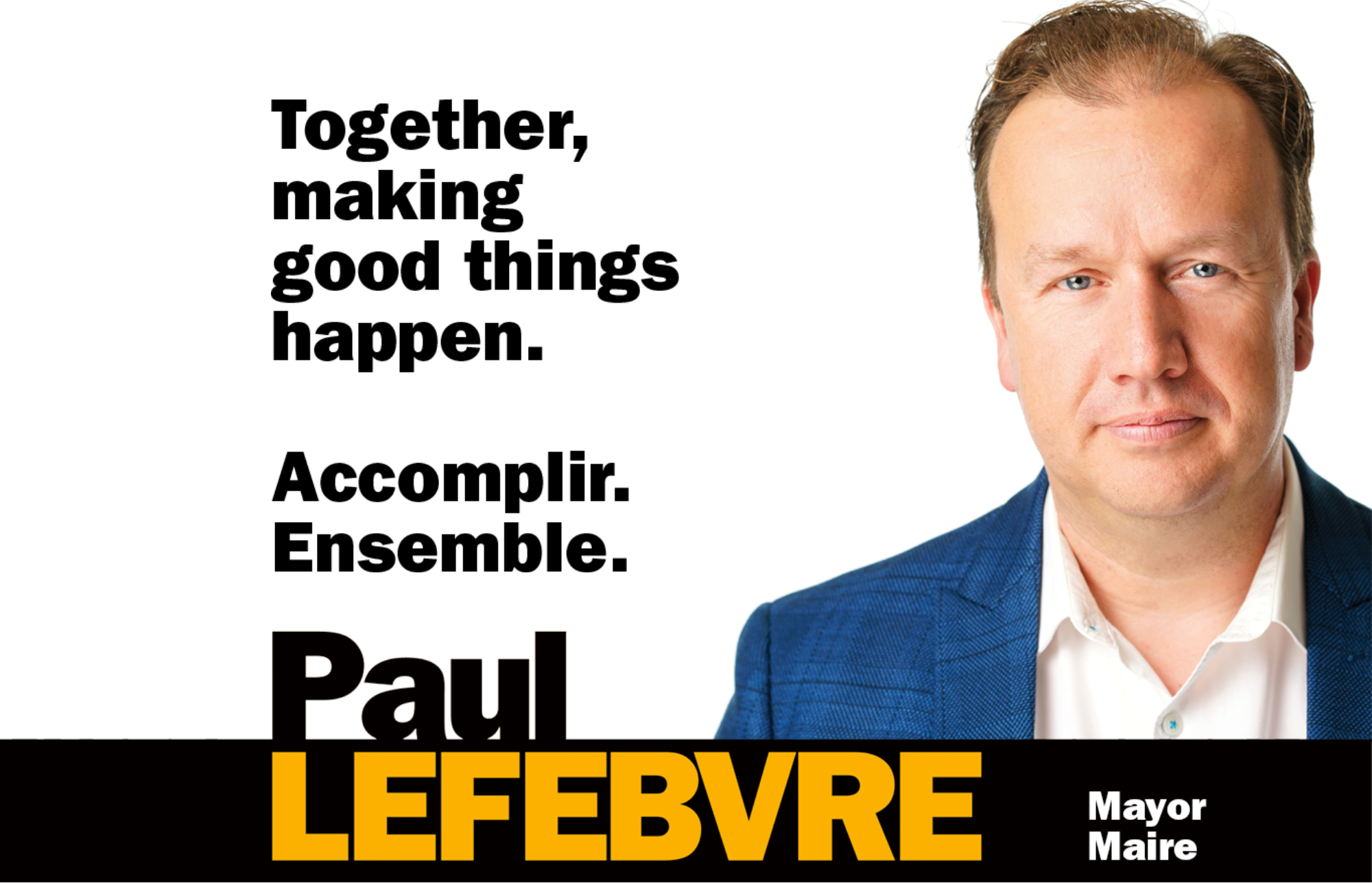 Sudbury Mayor Candidate Paul Lefebvre